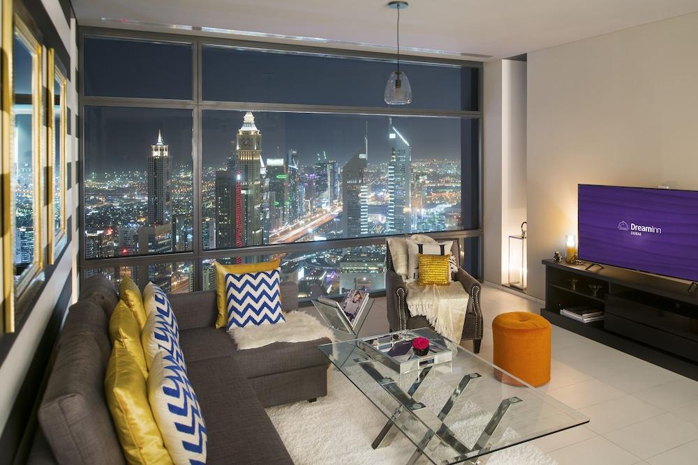 Dream Inn Apartments - Index Tower With Skyline Views Дубай Экстерьер фото